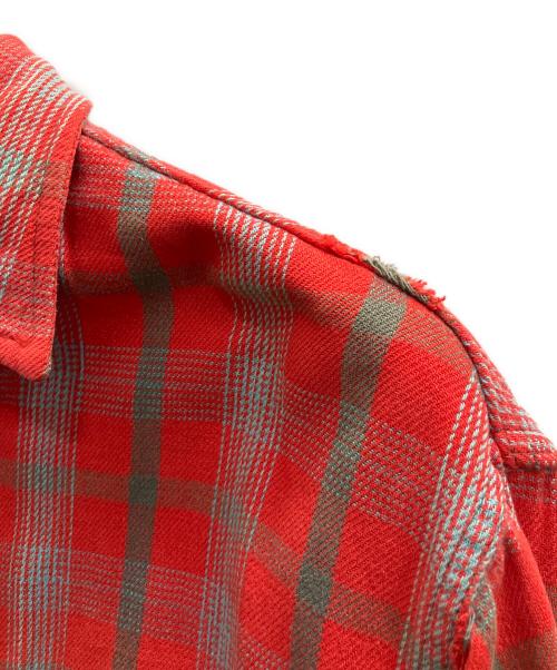 big mac（ビッグマック）BIG MAC (ビッグマック) 長袖シャツ レッド サイズ:不明の古着・服飾アイテム