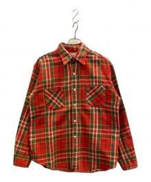 big mac（ビッグマック）の古着「長袖シャツ」｜レッド