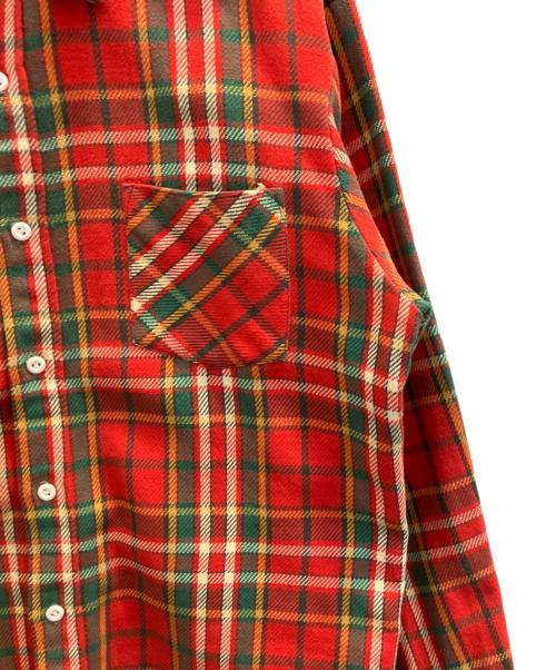 big mac（ビッグマック）big mac (ビッグマック) 長袖シャツ レッド サイズ:Ｌの古着・服飾アイテム