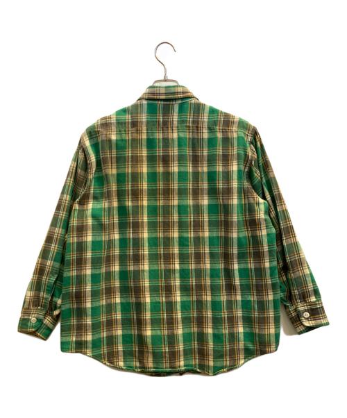 big mac（ビッグマック）big mac (ビッグマック) 長袖シャツ グリーン サイズ:Lの古着・服飾アイテム