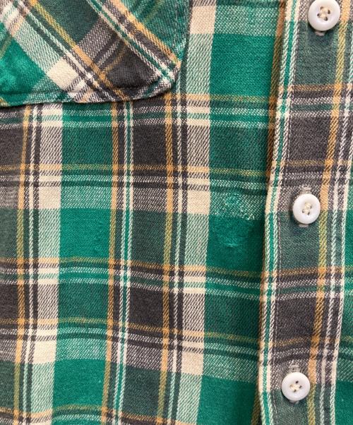 big mac（ビッグマック）big mac (ビッグマック) 長袖シャツ グリーン サイズ:Lの古着・服飾アイテム