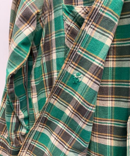 big mac（ビッグマック）big mac (ビッグマック) 長袖シャツ グリーン サイズ:Lの古着・服飾アイテム