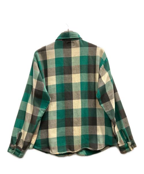 BIG MIKE（ビックマイク）BIG MIKE (ビックマイク) 長袖シャツ グリーン サイズ:Ｌの古着・服飾アイテム