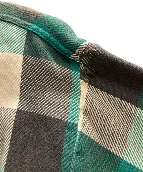 BIG MIKE（ビックマイク）BIG MIKE (ビックマイク) 長袖シャツ グリーン サイズ:Ｌの古着・服飾アイテム