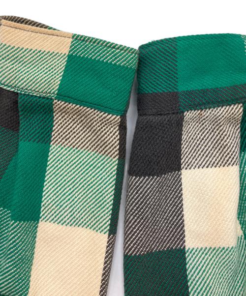 BIG MIKE（ビックマイク）BIG MIKE (ビックマイク) 長袖シャツ グリーン サイズ:Ｌの古着・服飾アイテム