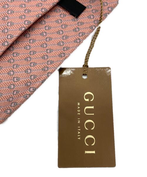 GUCCI（グッチ）GUCCI (グッチ) ネクタイ ピンク サイズ:記載なし 未使用品の古着・服飾アイテム