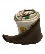 GUCCIグッチ）の古着「シルクスカーフ」｜ブラウン×ベージュ