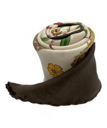 GUCCI（グッチ）の古着「シルクスカーフ」｜ブラウン×ベージュ