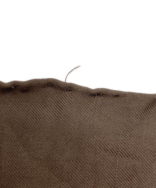 GUCCI（グッチ）GUCCI (グッチ) シルクスカーフ ブラウン×ベージュの古着・服飾アイテム