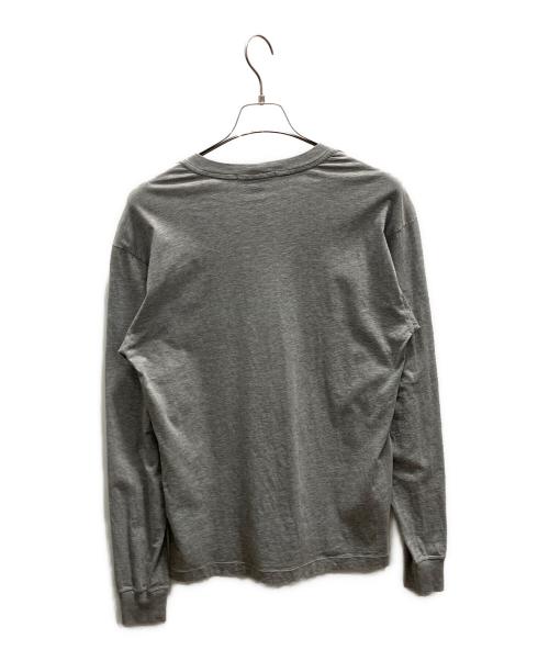 STONE ISLAND（ストーンアイランド）STONE ISLAND (ストーンアイランド) 長袖カットソー グレー サイズ:Ｌの古着・服飾アイテム