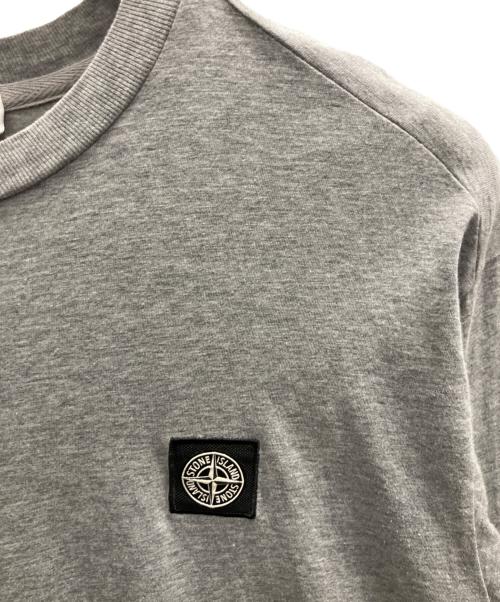 STONE ISLAND（ストーンアイランド）STONE ISLAND (ストーンアイランド) 長袖カットソー グレー サイズ:Ｌの古着・服飾アイテム