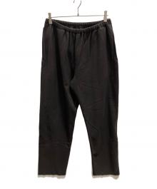 blurhms ROOTSTOCK（ブラームスルーツストック）の古着「Soft&Hard Sweat Pants」｜ブラック