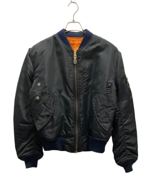 Hysteric Glamour（ヒステリックグラマー）Hysteric Glamour (ヒステリックグラマー) リバーシブルMA-1ジャケット オレンジ×ネイビー サイズ:フリーの古着・服飾アイテム
