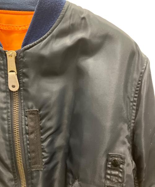 Hysteric Glamour（ヒステリックグラマー）Hysteric Glamour (ヒステリックグラマー) リバーシブルMA-1ジャケット オレンジ×ネイビー サイズ:フリーの古着・服飾アイテム