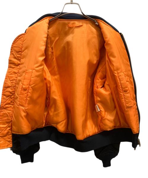 Hysteric Glamour（ヒステリックグラマー）Hysteric Glamour (ヒステリックグラマー) リバーシブルMA-1ジャケット オレンジ×ネイビー サイズ:フリーの古着・服飾アイテム