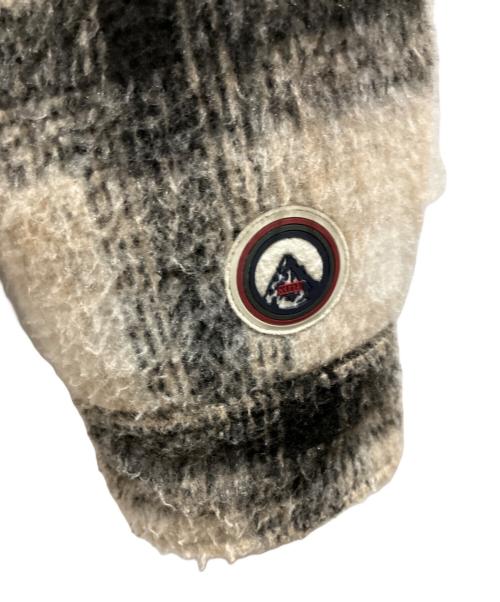 KITH（キス）KITH (キス) Sheridan Shirt Jacket ブラック×ベージュ サイズ:Ｌの古着・服飾アイテム