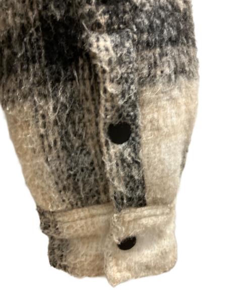 KITH（キス）KITH (キス) Sheridan Shirt Jacket ブラック×ベージュ サイズ:Ｌの古着・服飾アイテム