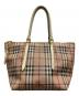 BURBERRY（バーバリー）の古着「ヘイマーケットチェックトートバッグ」｜ベージュ