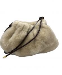 a point etc（アー ポワン ウテセ）の古着「ファーショルダーバッグ」｜ベージュ