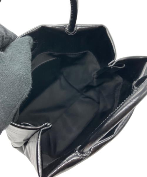 Radiate（ラディエイト）Radiate (ラディエイト) LAYAS (レイヤーズ) PAINT LOGO TOTE BAGハンドバッグ ブラックの古着・服飾アイテム