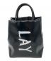 Radiate（ラディエイト）の古着「PAINT LOGO TOTE BAGハンドバッグ」｜ブラック