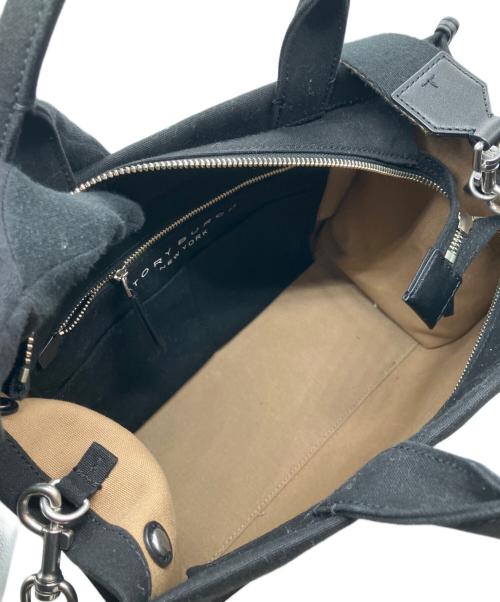 TORY BURCH（トリーバーチ）TORY BURCH (トリーバーチ) 2WAYバッグ ブラックの古着・服飾アイテム