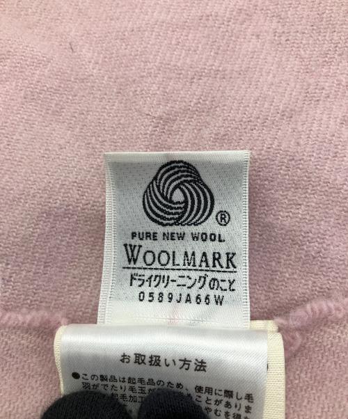 CELINE（セリーヌ）CELINE (セリーヌ) ウールストール ピンクの古着・服飾アイテム