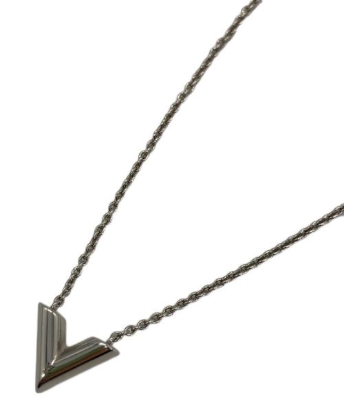 LOUIS VUITTON（ルイ ヴィトン）LOUIS VUITTON (ルイ ヴィトン) エッセンシャルVネックレス シルバーの古着・服飾アイテム