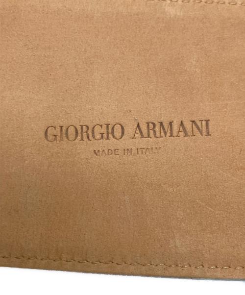 GIORGIO ARMANI（ジョルジョアルマーニ）GIORGIO ARMANI (ジョルジョアルマーニ) コルセットベルト ブルーの古着・服飾アイテム