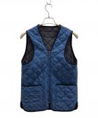 Barbourバブアー）の古着「キルティングベスト」｜ブルー