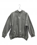 NIKEナイキ）の古着「銀タグハーフジップパーカー」｜グレー