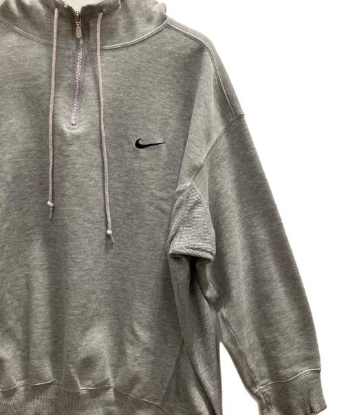 NIKE（ナイキ）NIKE (ナイキ) 銀タグハーフジップパーカー グレー サイズ:表記無の古着・服飾アイテム