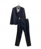 green label relaxingグリーンレーベルリラクシング）の古着「セットアップスーツ」｜ネイビー