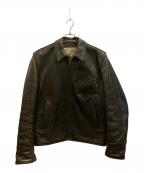 Aero LEATHERエアロレザー）の古着「レザージャケット」｜ブラック