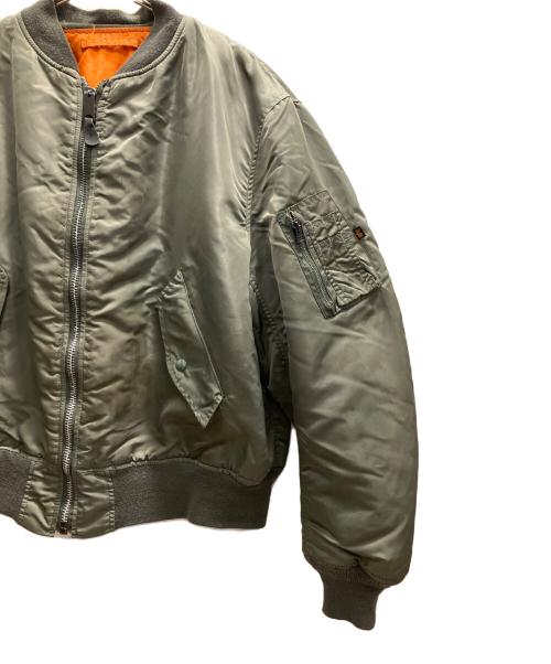 ALPHA（アルファ）ALPHA (アルファ) MA-1ジャケット セージグリーン サイズ:XXLの古着・服飾アイテム