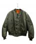 ALPHA（アルファ）の古着「MA-1ジャケット」｜セージグリーン