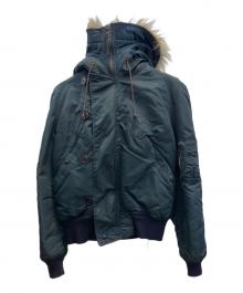 ALPHA（アルファ）の古着「N2Bフライトジャケット」｜ブルー