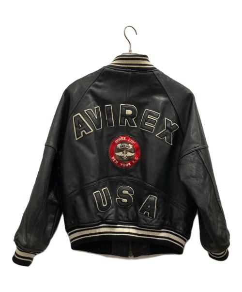 AVIREX（アヴィレックス）AVIREX (アヴィレックス) スタジャン ブラック サイズ:XSの古着・服飾アイテム