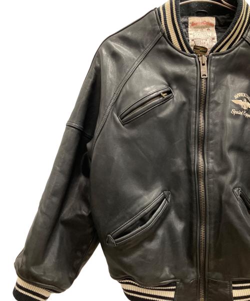 AVIREX（アヴィレックス）AVIREX (アヴィレックス) スタジャン ブラック サイズ:XSの古着・服飾アイテム