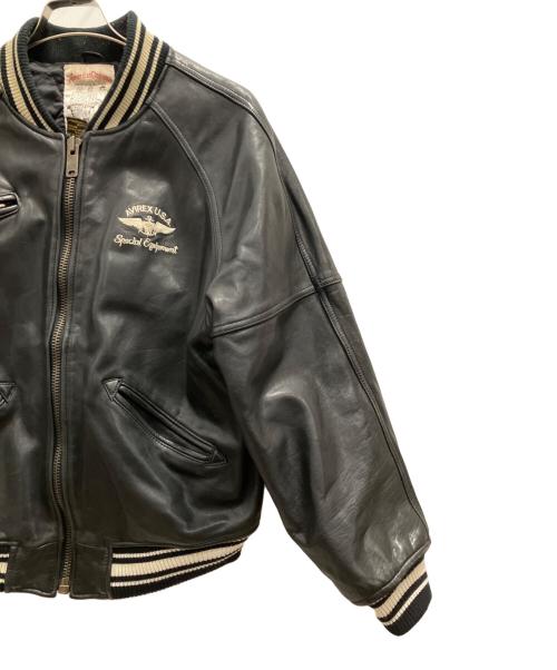 AVIREX（アヴィレックス）AVIREX (アヴィレックス) スタジャン ブラック サイズ:XSの古着・服飾アイテム