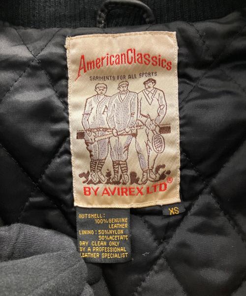 AVIREX（アヴィレックス）AVIREX (アヴィレックス) スタジャン ブラック サイズ:XSの古着・服飾アイテム