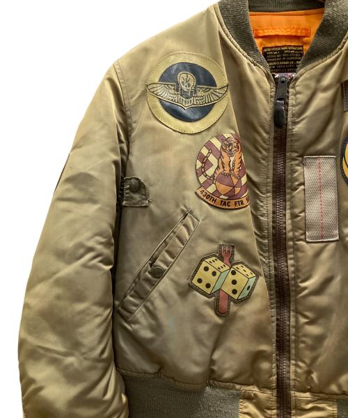 AVIREX（アヴィレックス）AVIREX (アヴィレックス) MA-1ジャケット グリーン サイズ:Мの古着・服飾アイテム