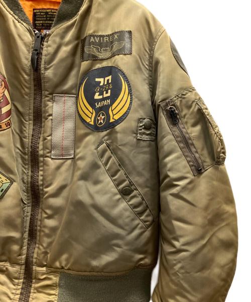 AVIREX（アヴィレックス）AVIREX (アヴィレックス) MA-1ジャケット グリーン サイズ:Мの古着・服飾アイテム