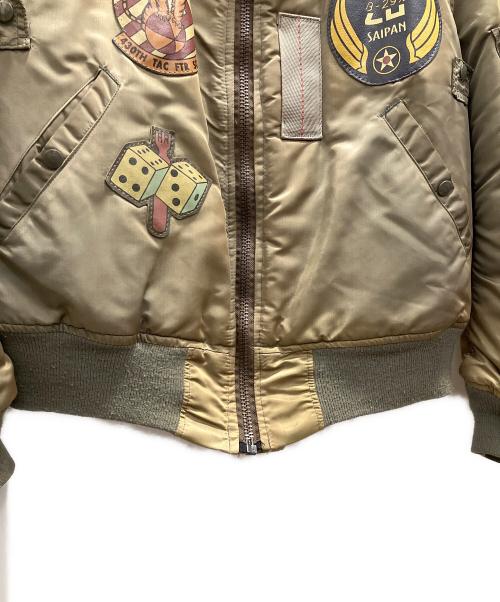 AVIREX（アヴィレックス）AVIREX (アヴィレックス) MA-1ジャケット グリーン サイズ:Мの古着・服飾アイテム