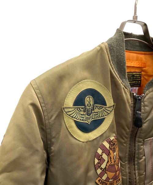 AVIREX（アヴィレックス）AVIREX (アヴィレックス) MA-1ジャケット グリーン サイズ:Мの古着・服飾アイテム