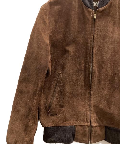 Schott（ショット）Schott (ショット) スウェードボンバージャケット ブラウン サイズ:38の古着・服飾アイテム