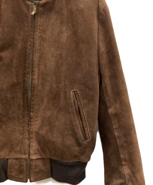 Schott（ショット）Schott (ショット) スウェードボンバージャケット ブラウン サイズ:38の古着・服飾アイテム