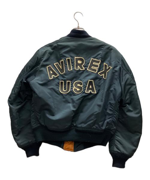 AVIREX（アヴィレックス）AVIREX (アヴィレックス) MA-1ジャケット グリーン サイズ:Мの古着・服飾アイテム