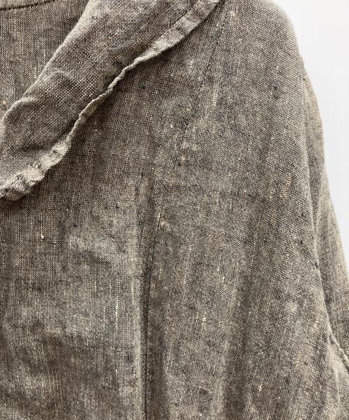 FLAX（フラックス）FLAX (フラックス) 90's長袖シャツ ブラウン サイズ:Мの古着・服飾アイテム