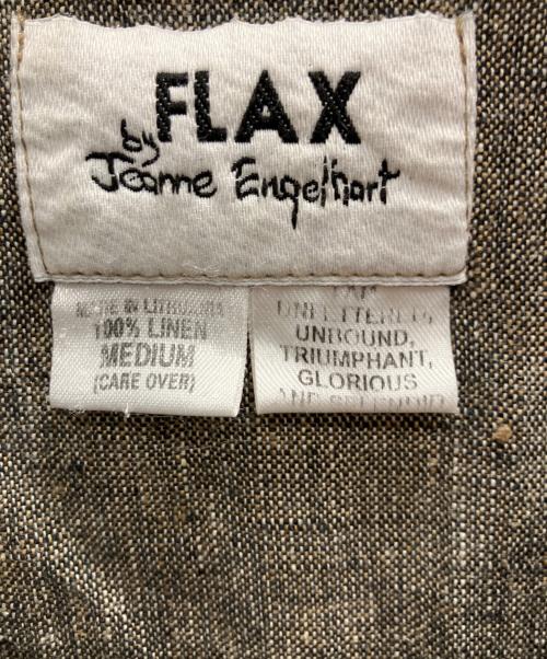 FLAX（フラックス）FLAX (フラックス) 90's長袖シャツ ブラウン サイズ:Мの古着・服飾アイテム